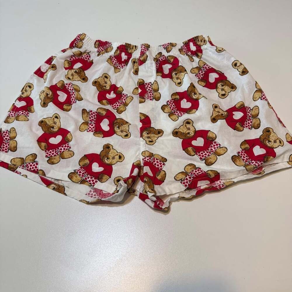 Vintage Joe Boxer Teddy Bear Heart Boxer Shorts